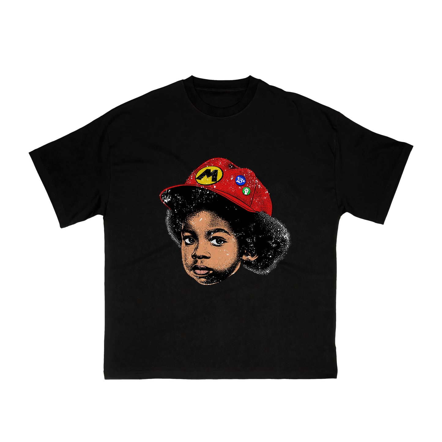 Afro Mario Tee