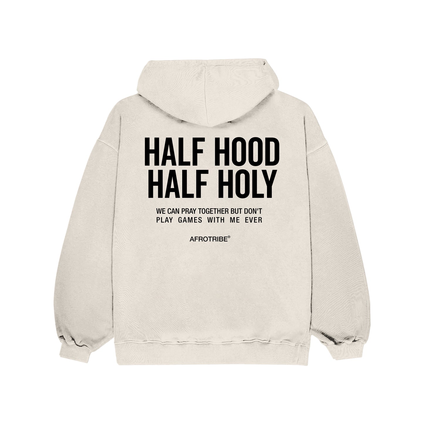 Half Hood Oversized Hoodie