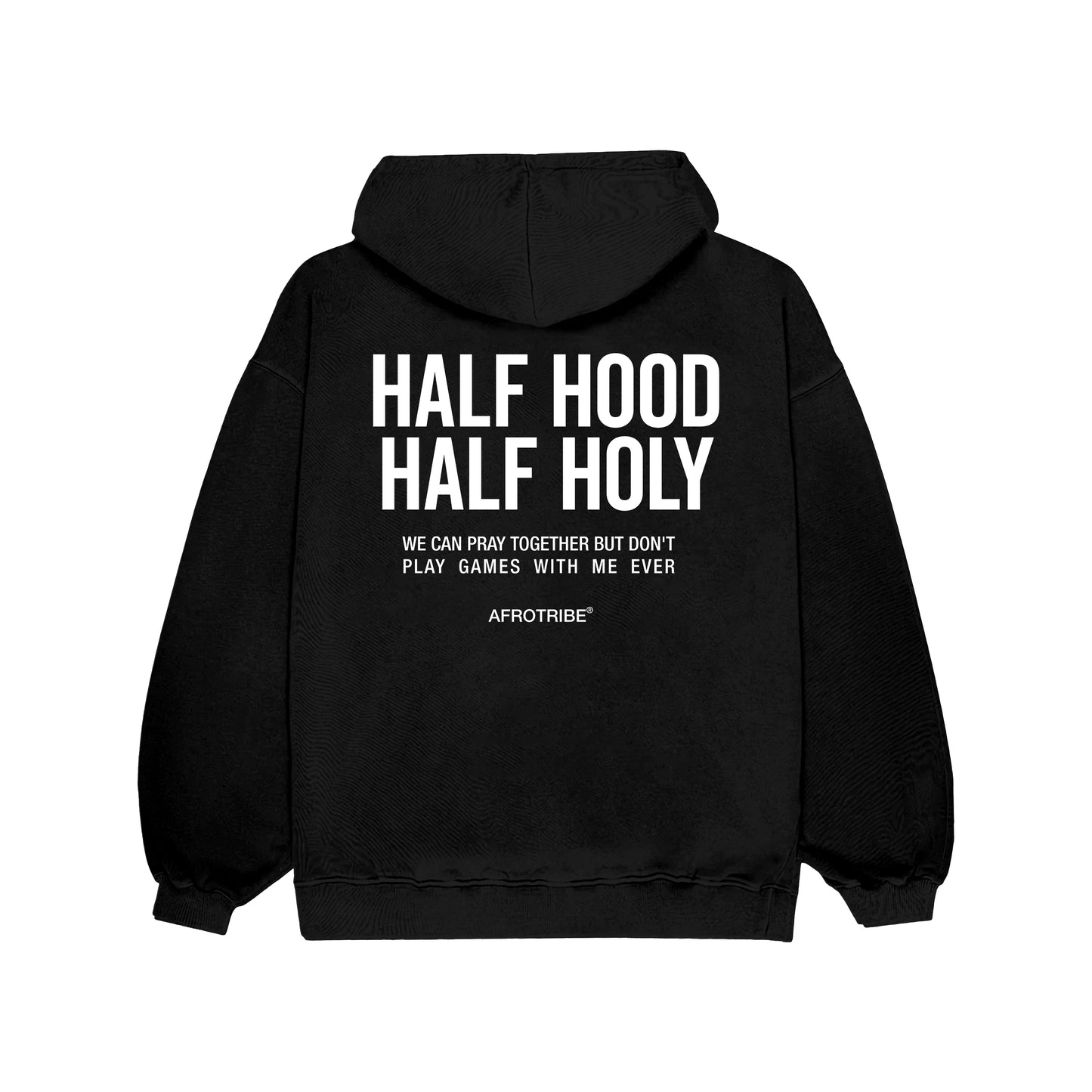 Half Hood Oversized Hoodie