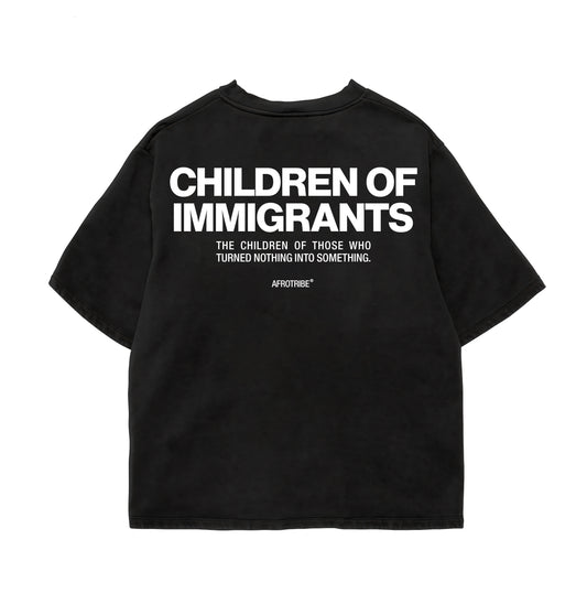 Children Of Immigrants Oversize Tee