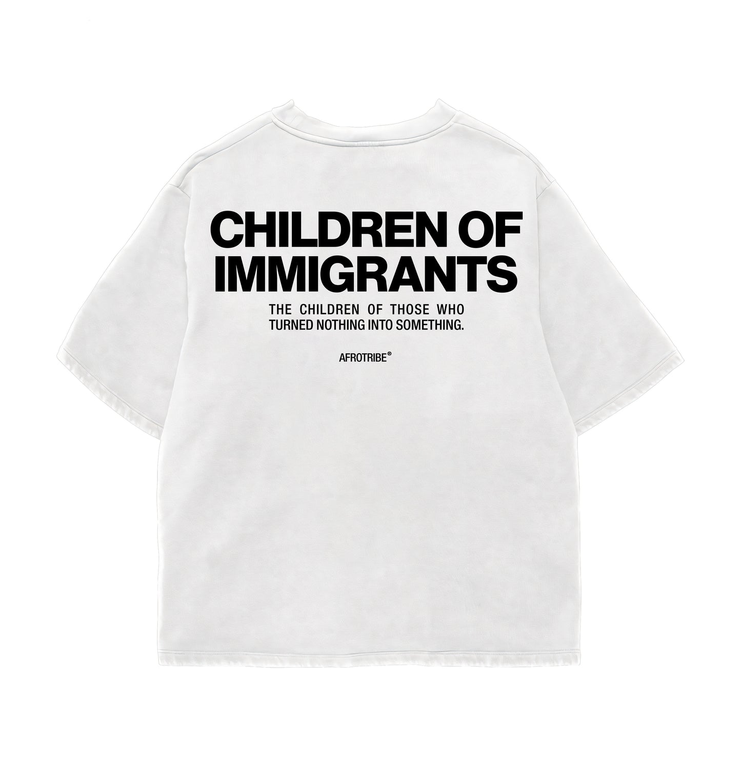 Children Of Immigrants Oversize Tee